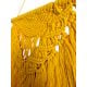 Handcrafted Yellow Cotton Wall Decor